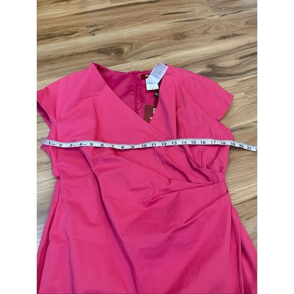 MaxMara Studios NWT Women's Wrap Sheath Dress sz 14 - Picture 8 of 10